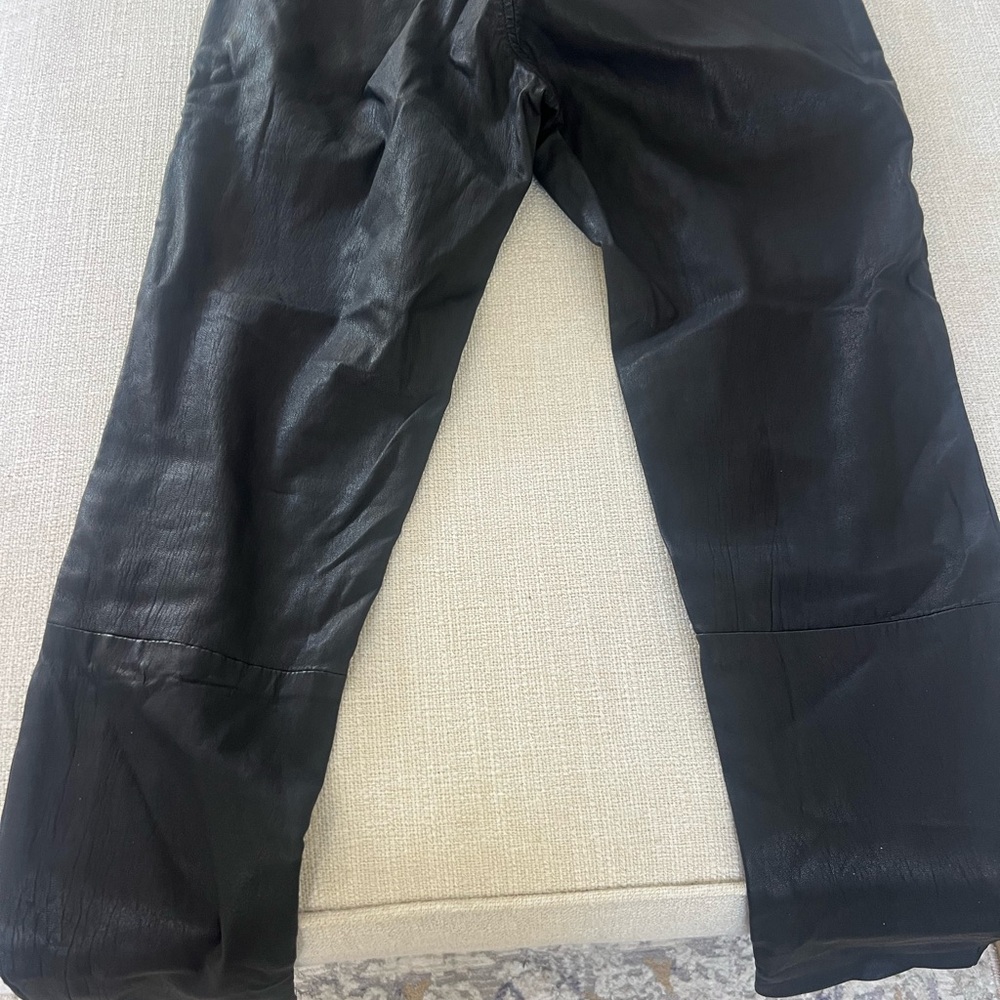 Joe's Jeans Black Leather Pants